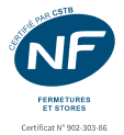 logo certification NF - Loubat Fermetures