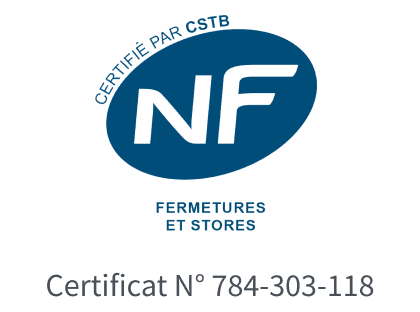 volet roulant traditionnel - gamme traditionnel mr - certification NF - Loubat Fermetures