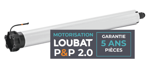 les atouts de la motorisation Loubat P&P 2.0 - volet roulant solaire